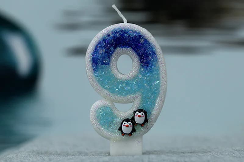 Cute Penguin handmade creative Antarctic glacier decorative candle, Birthday Candles product view 3 of 3